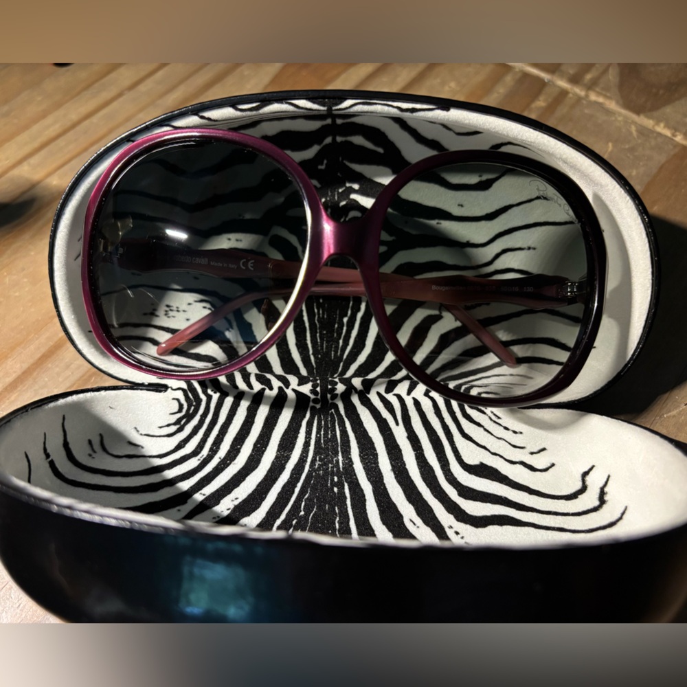 Roberto Cavalli Purple Sunglasses